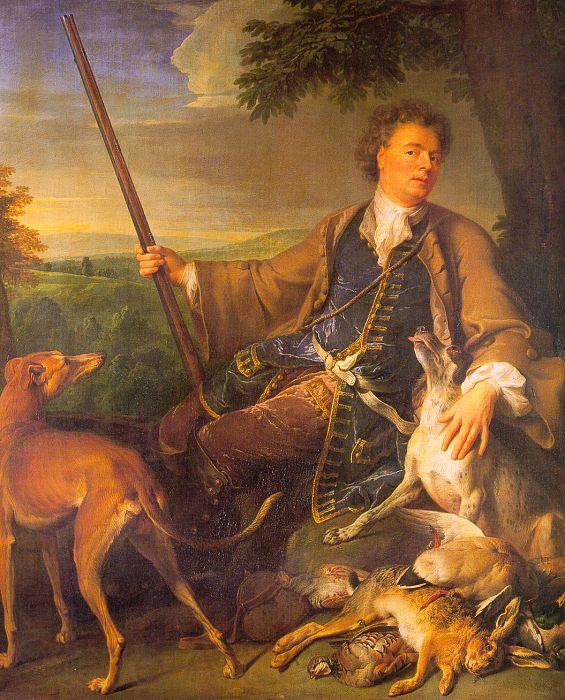 Francois Desportes Self Portrait in Hunting Dress Spain oil painting art